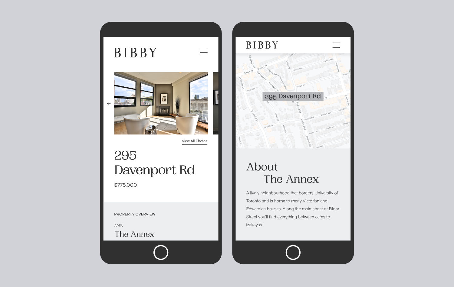 Bibby Mobile Listing Page