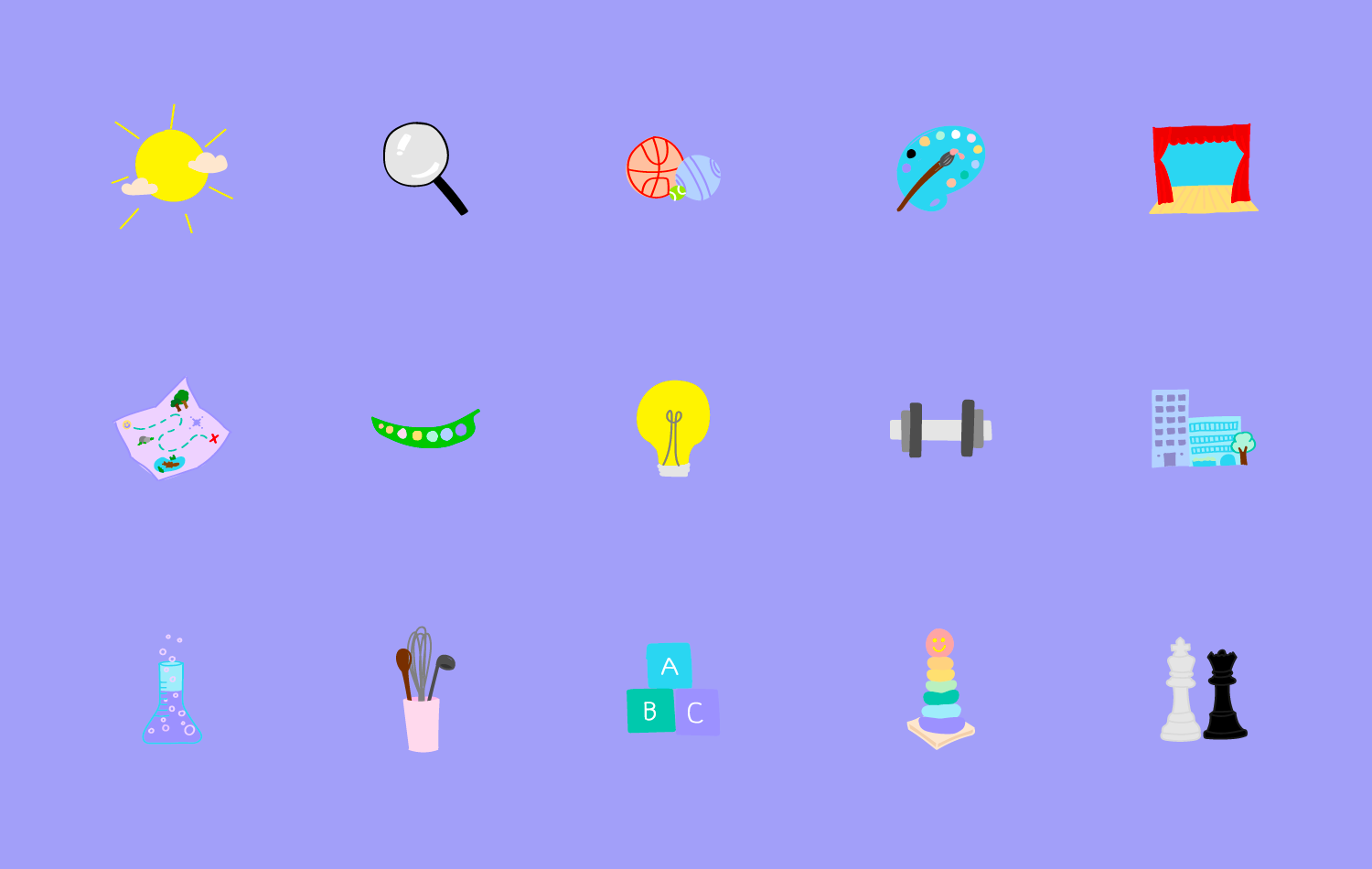 City Kids Activity Icons