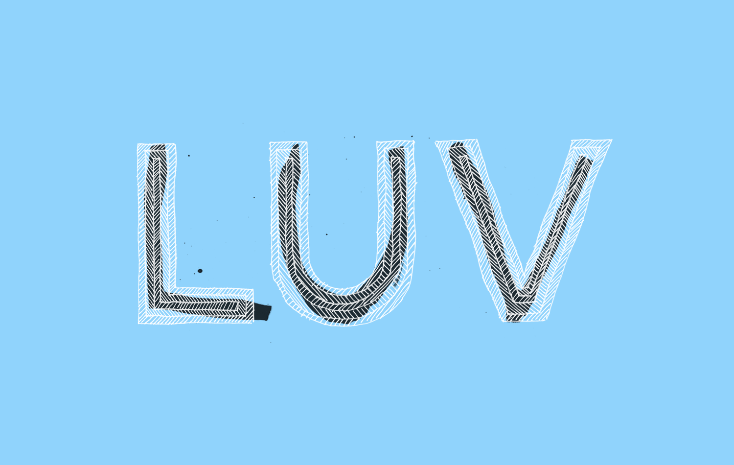 handdrawn typography