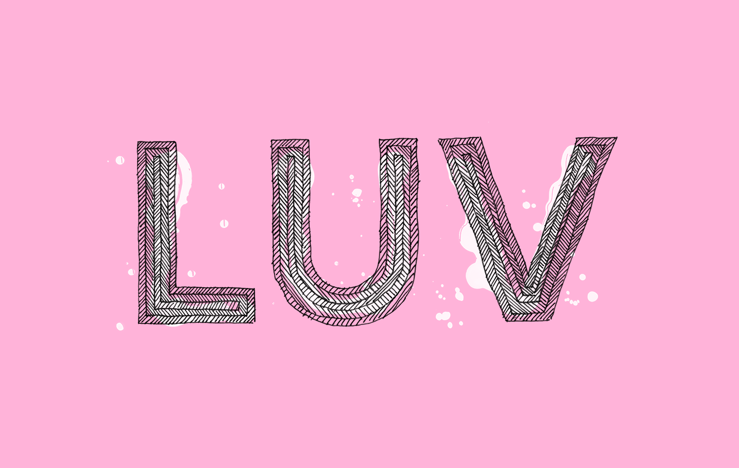 handdrawn typography