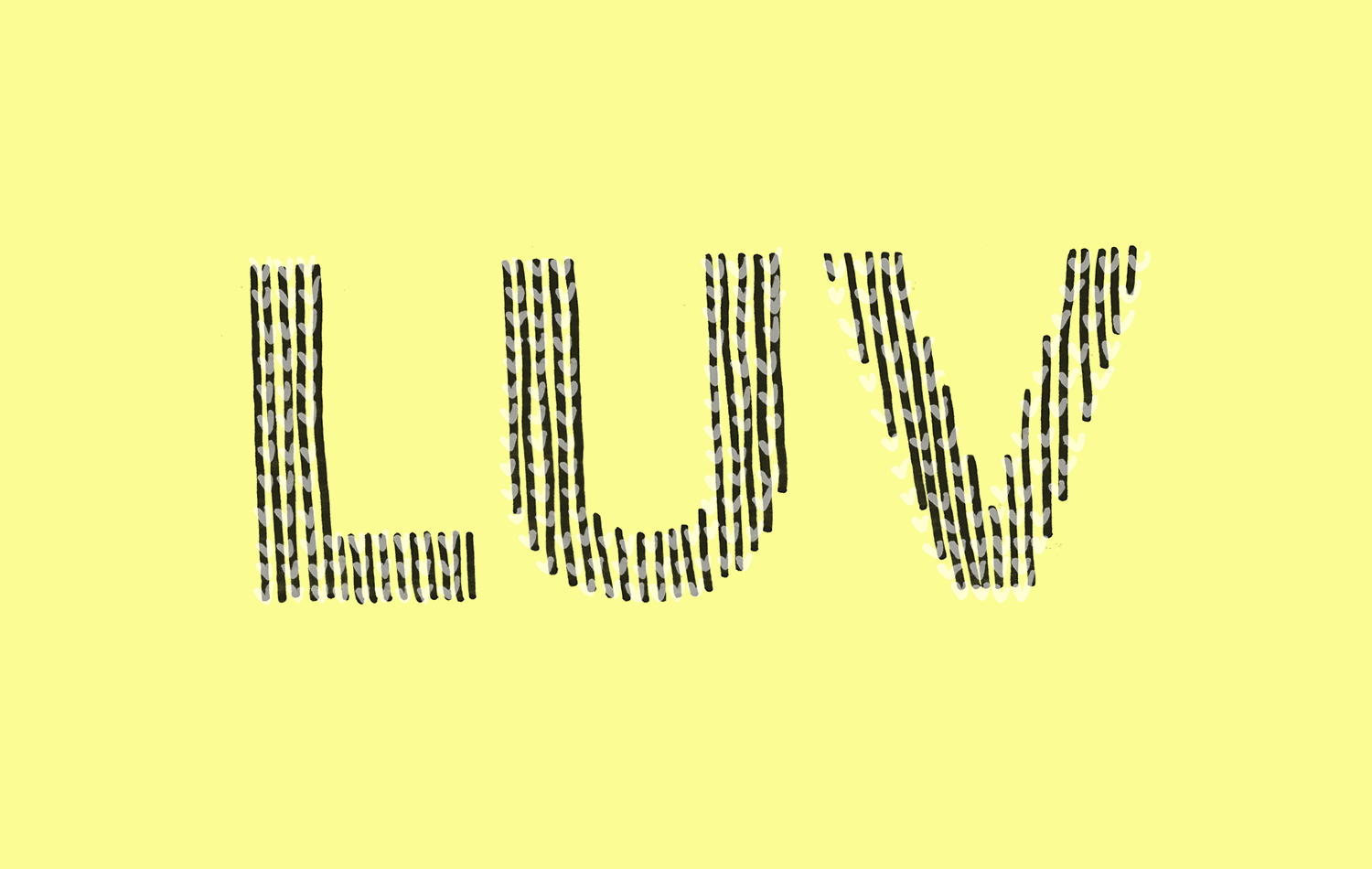 handdrawn typography