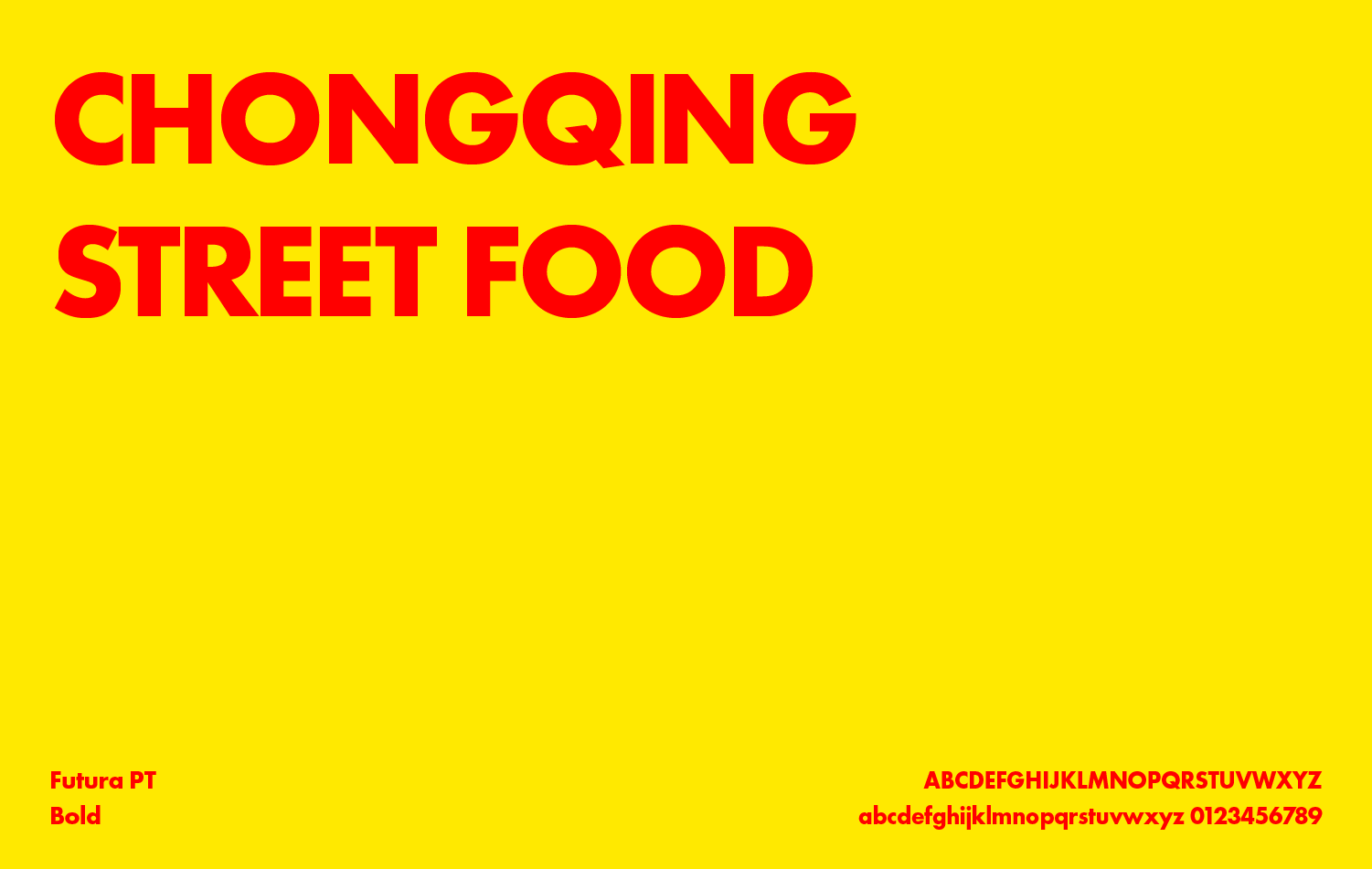 Hey Noodles English Typography