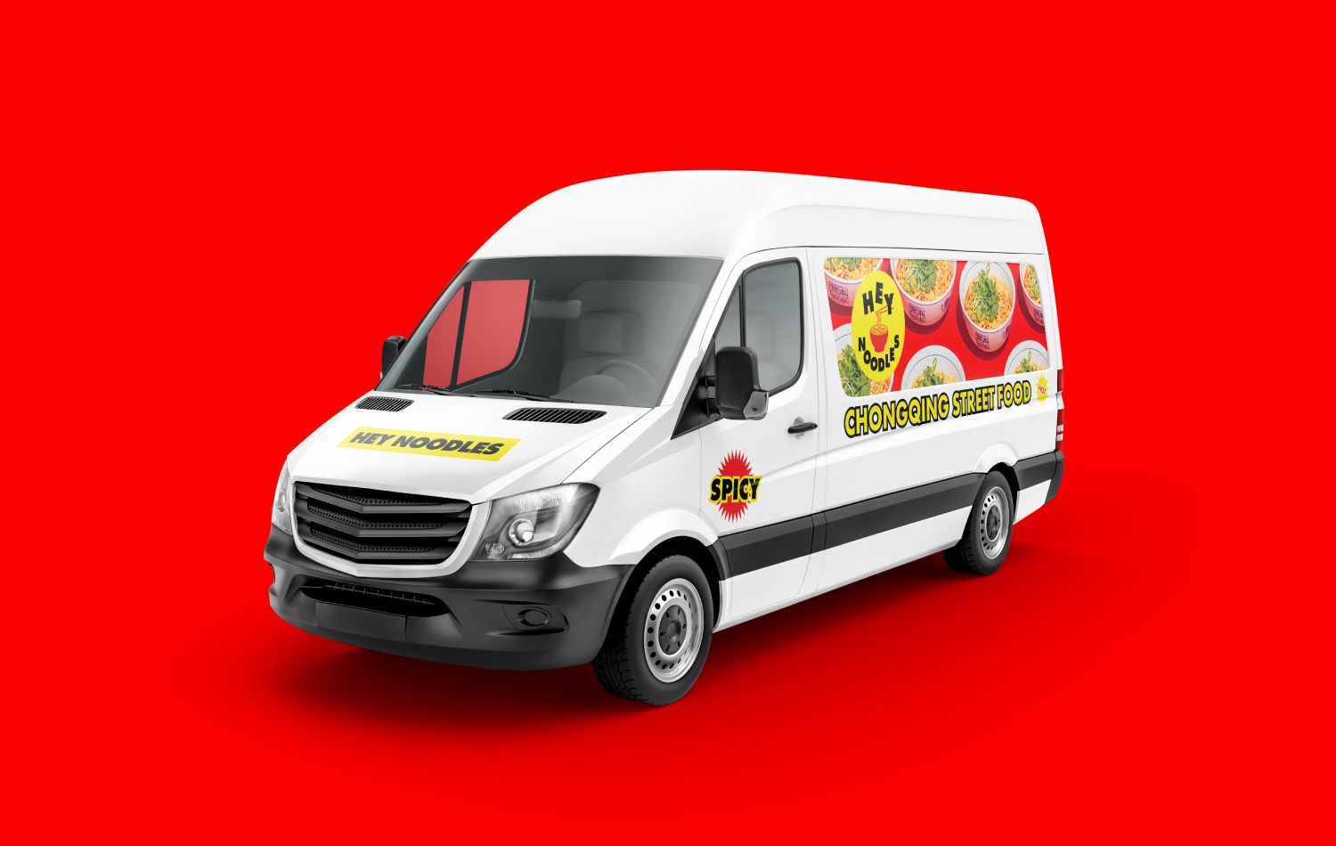 Hey Noodles Delivery Trucks