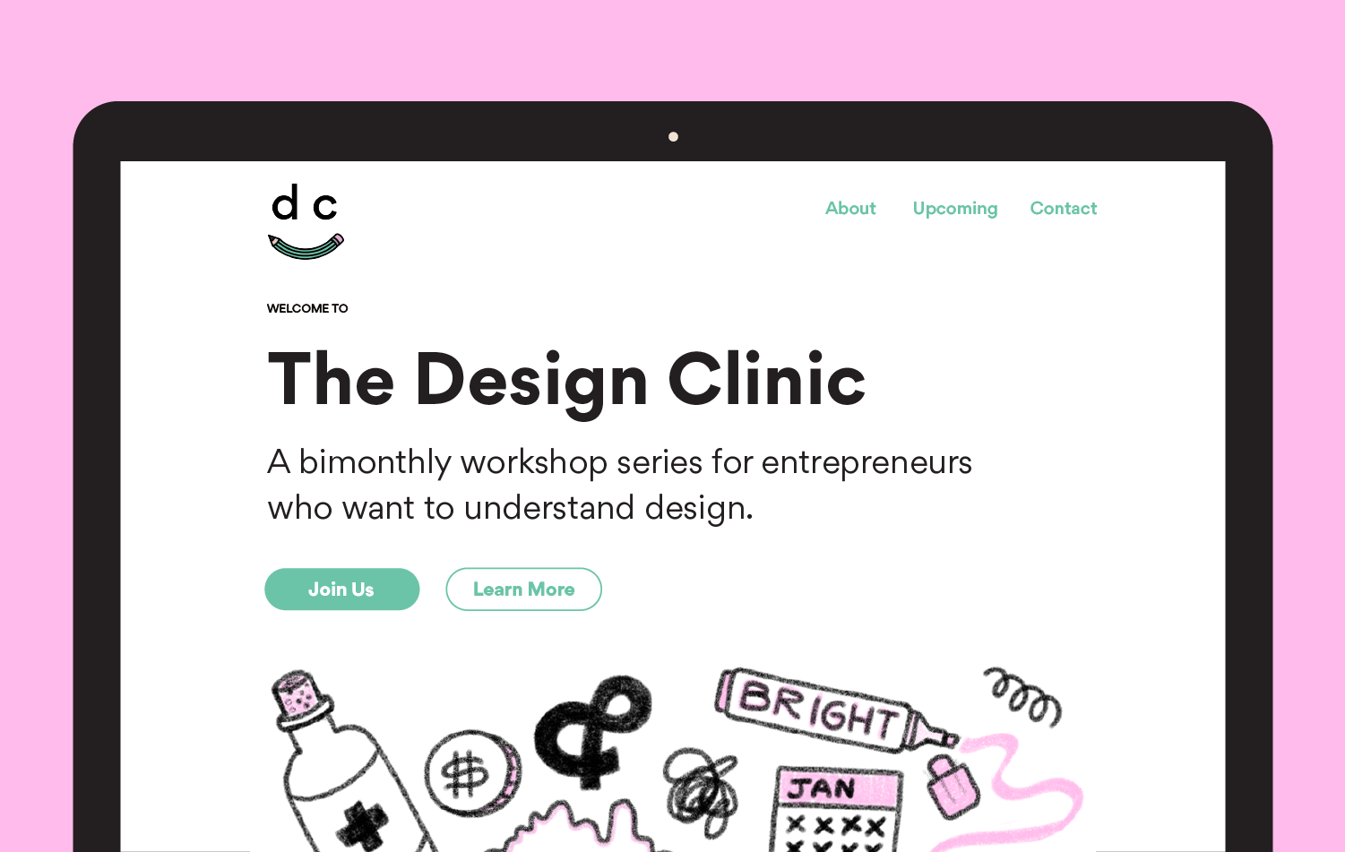Landing Page - Desktop
