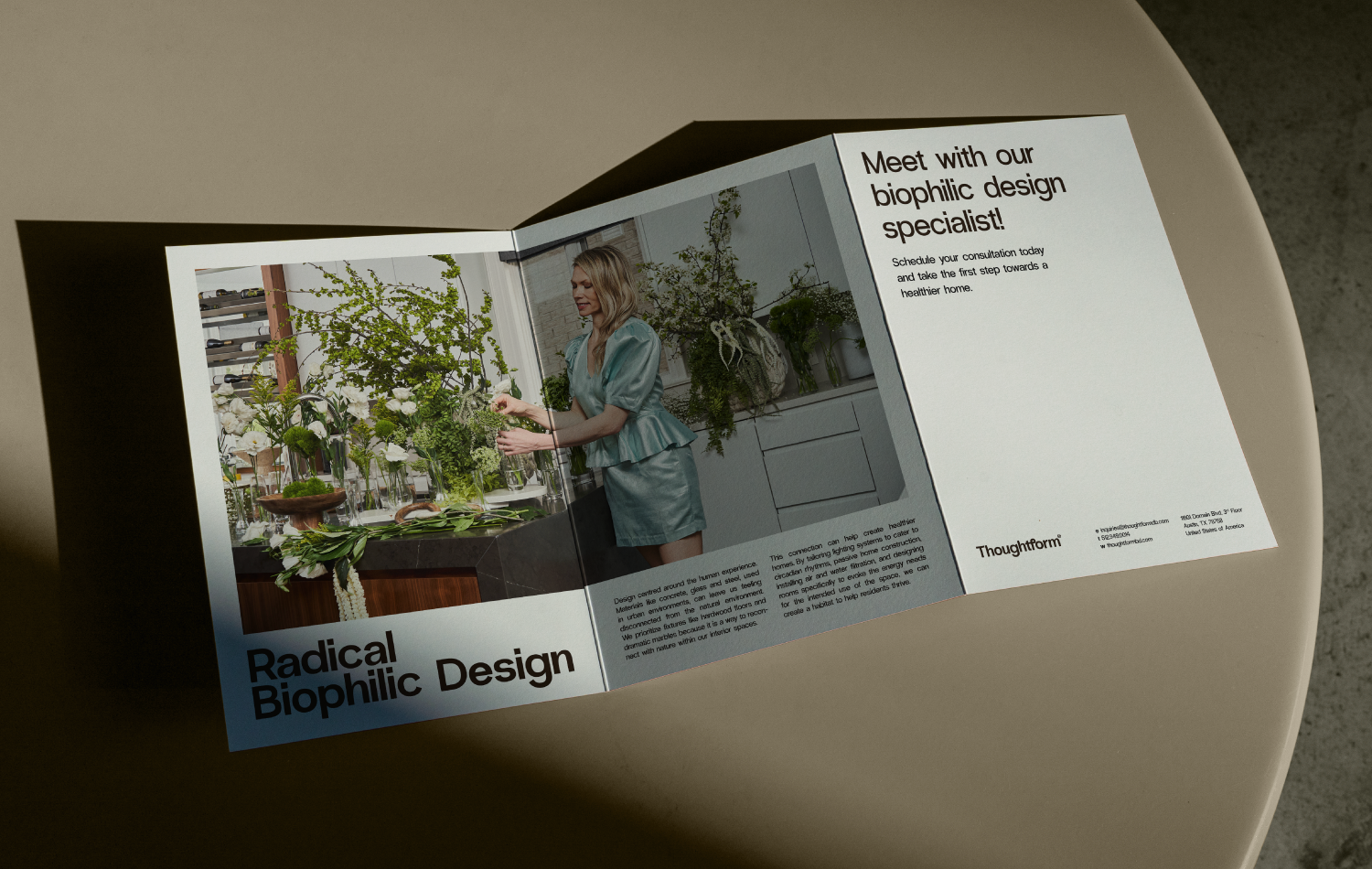 Thoughtform Biophilic Brochure