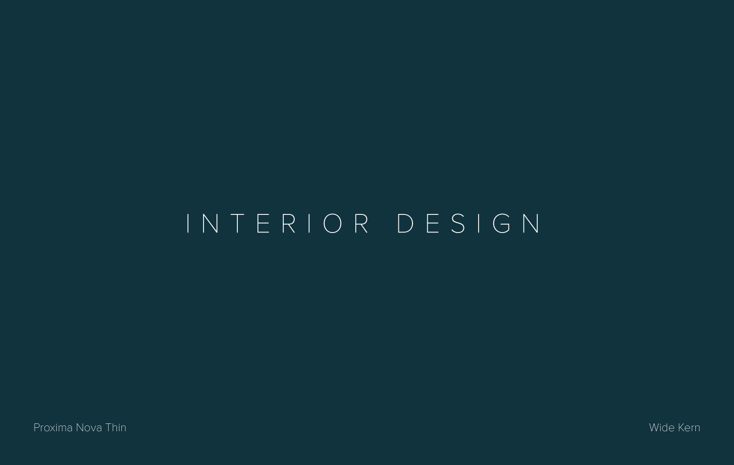 Wolfe Subtitle - Interior Design